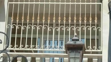 12 طرح حفاظ پنجره رنگی کوره ای