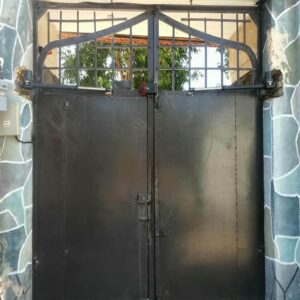 7 مدل جک بازویی درب پارکینگ دو لنگه