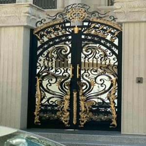 14 طرح درب آهنی برش لیزری ورودی
