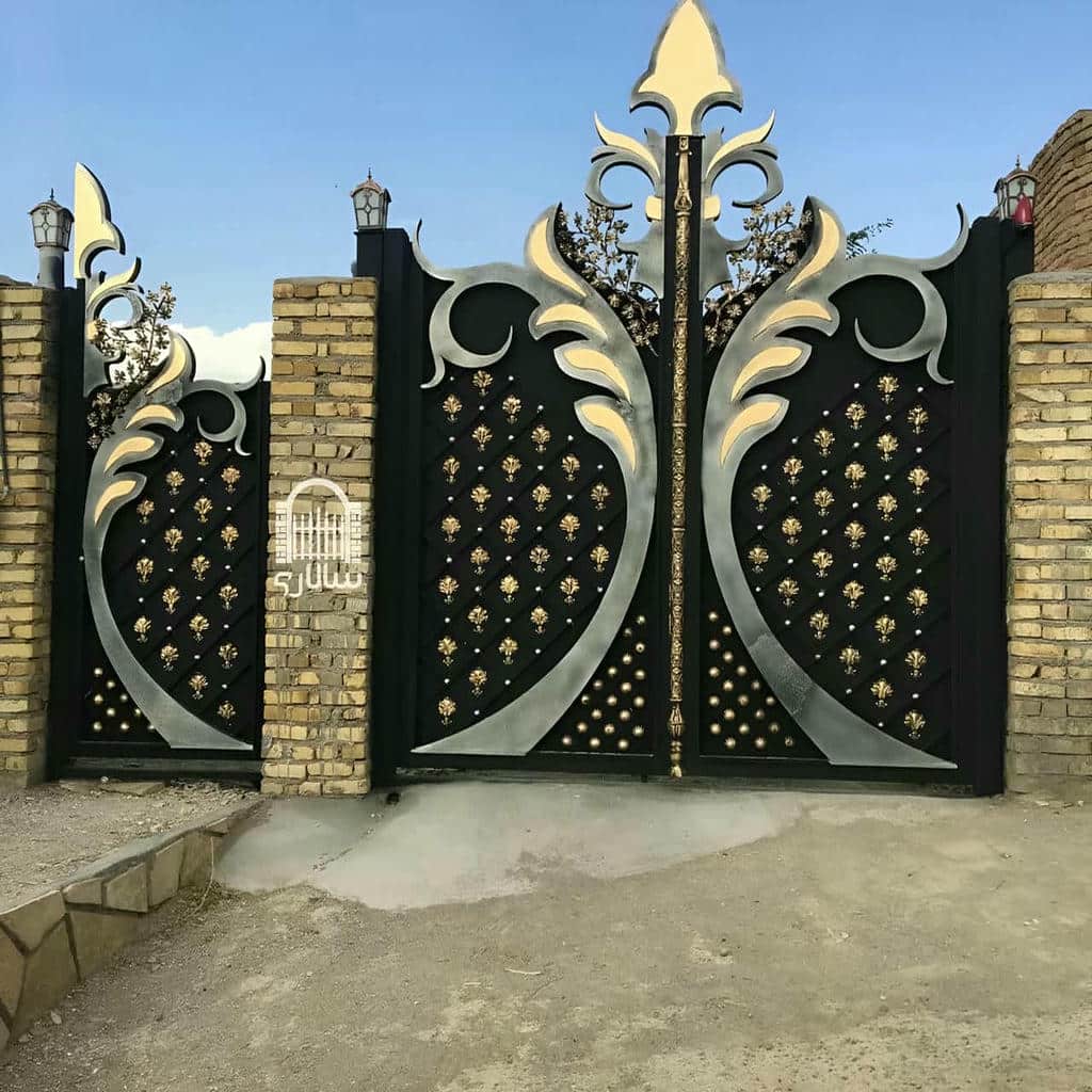 خدمات درب CNC پنل مشبک دارای جک و قفل برقی