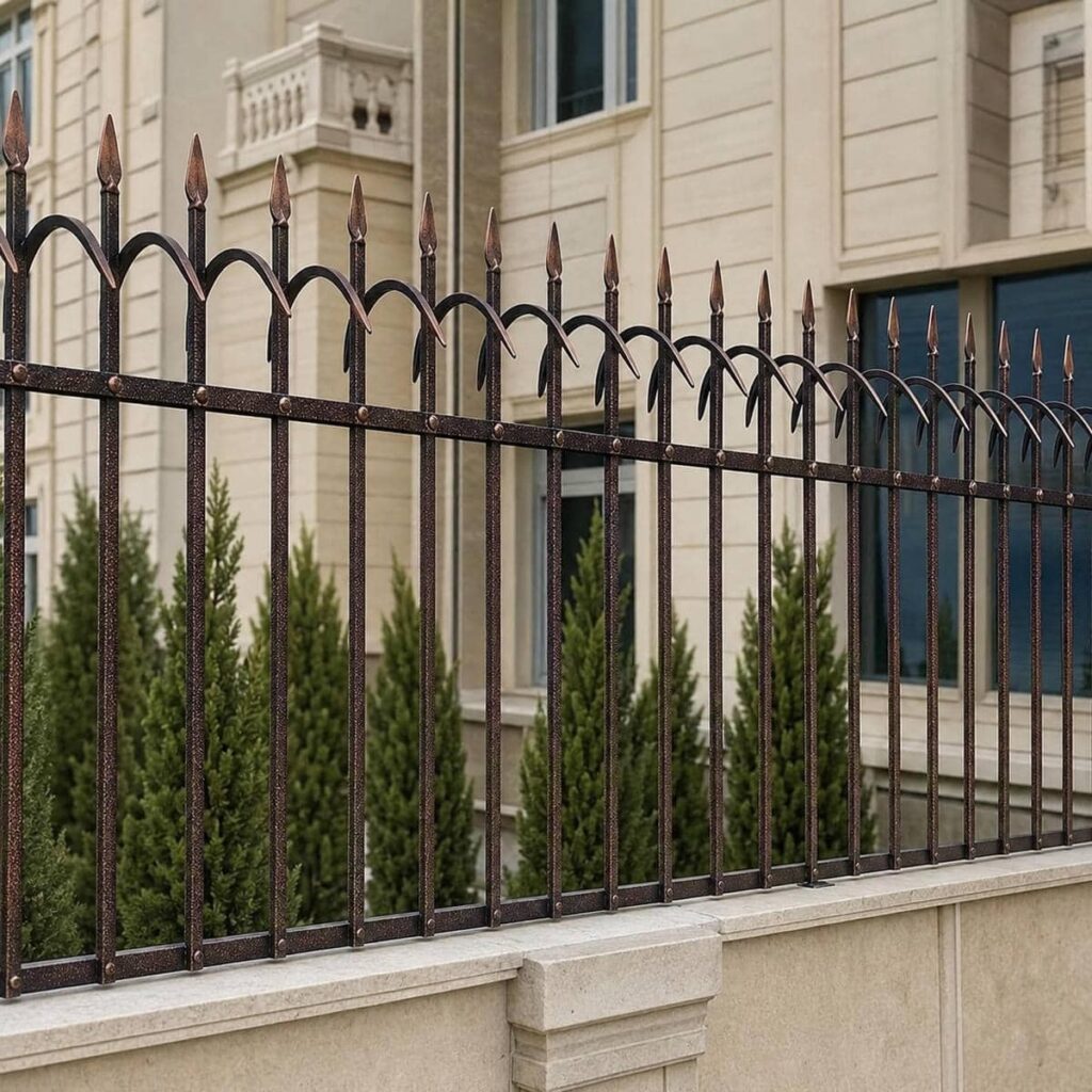 خرید نرده حفاظ دیوار ساده برای دیوار کوتاه