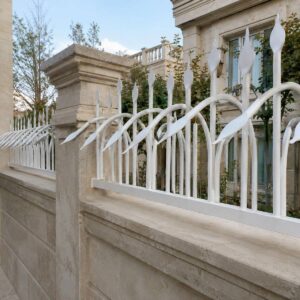 7 نمونه حفاظ دیوار شیک روی سنگ تراورتن