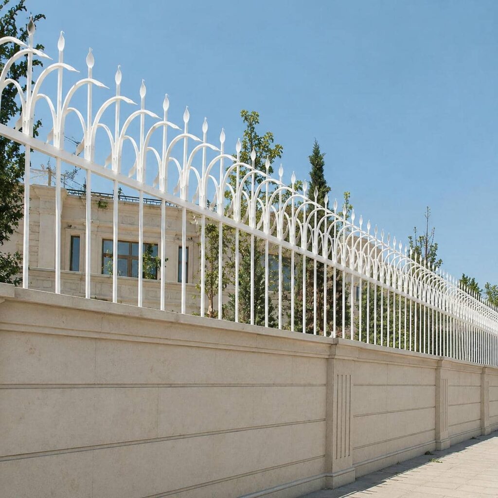 14 نمونه نرده حفاظ دیوار ساده