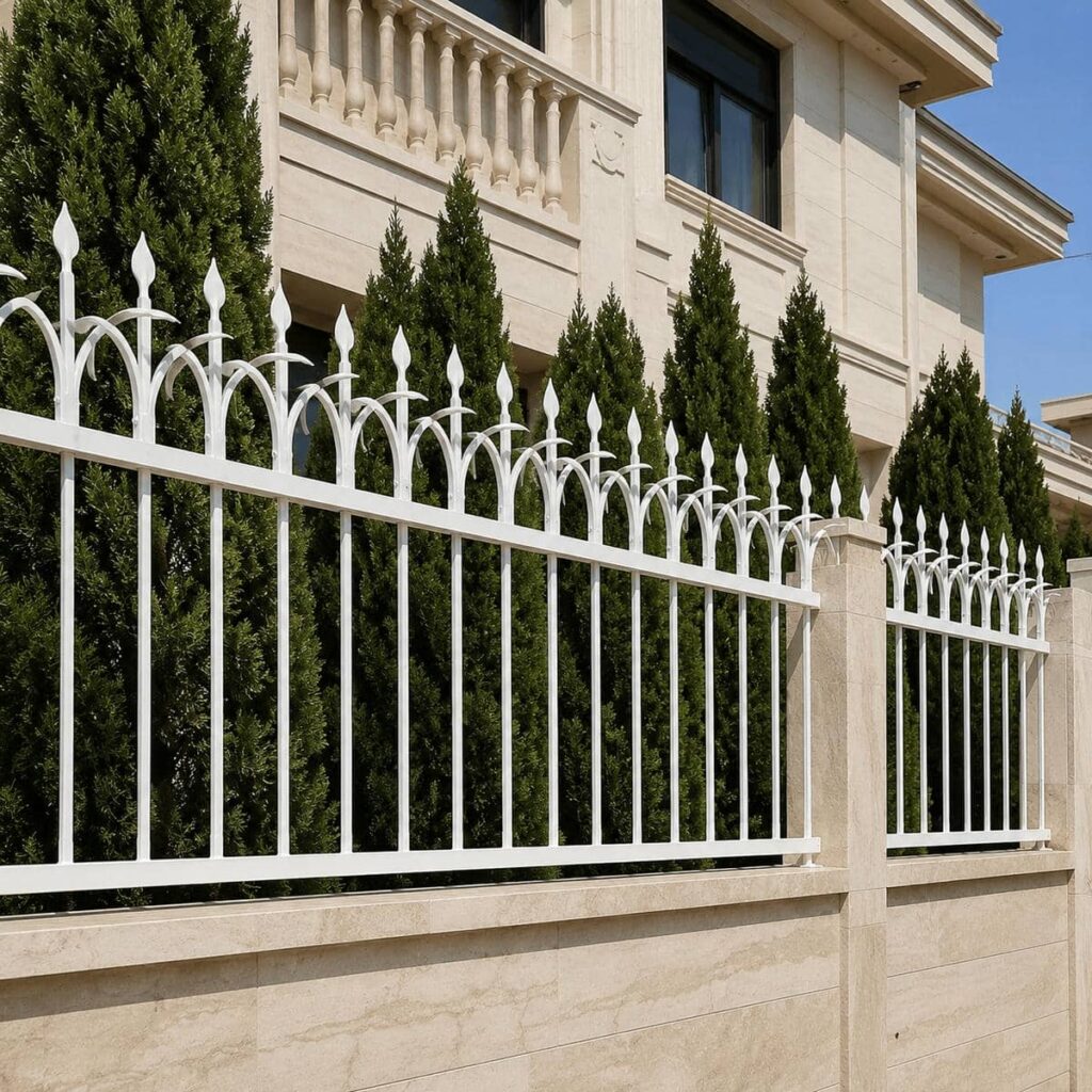 نصب حفاظ روی دیوار باغ محوطه با پلیت مقاوم