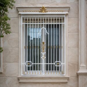 10 طرح حفاظ پنجره قوسی کتیبه دار