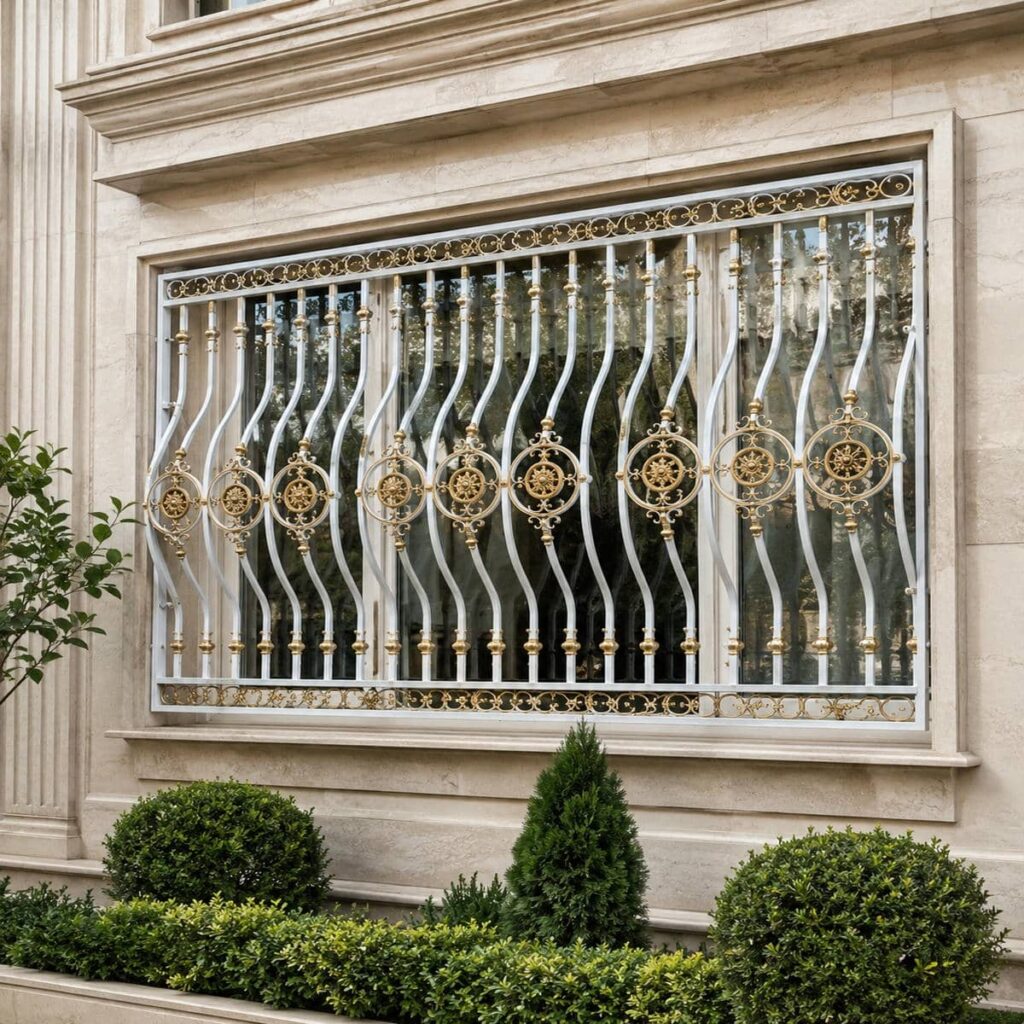 اجرای حفاظ پنجره قوطی آهنی مناسب اتاق خواب
