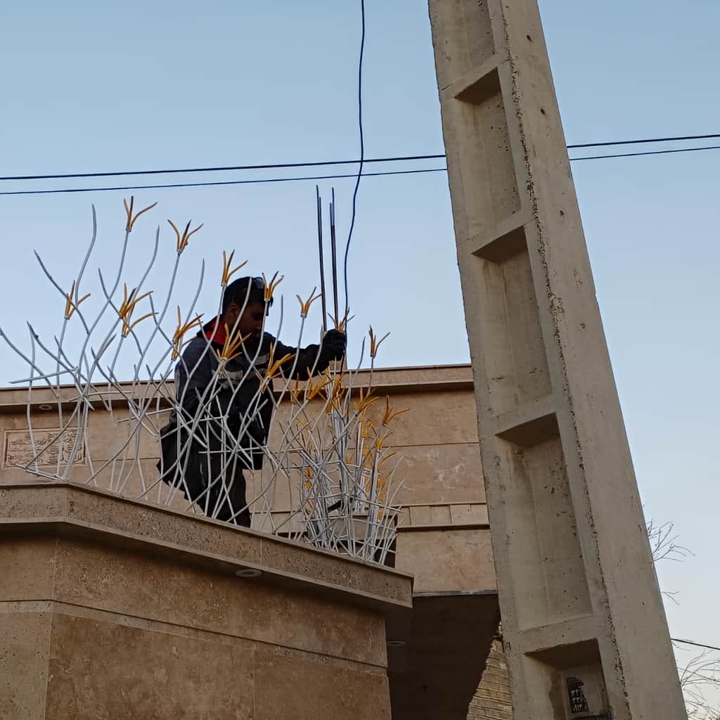 حفاظ غنچه ای هماهنگ با نمای ساختمان