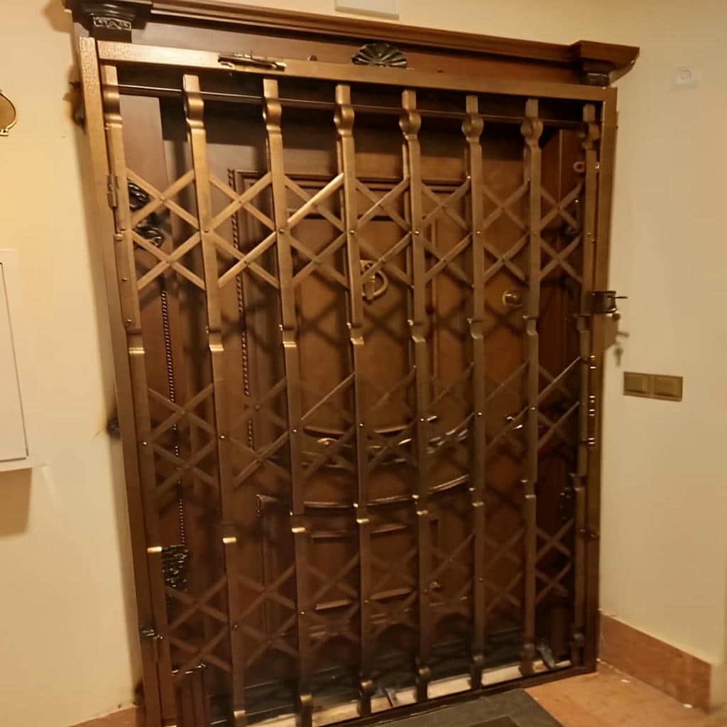 درب حفاظتی آپارتمان آکاردئونی