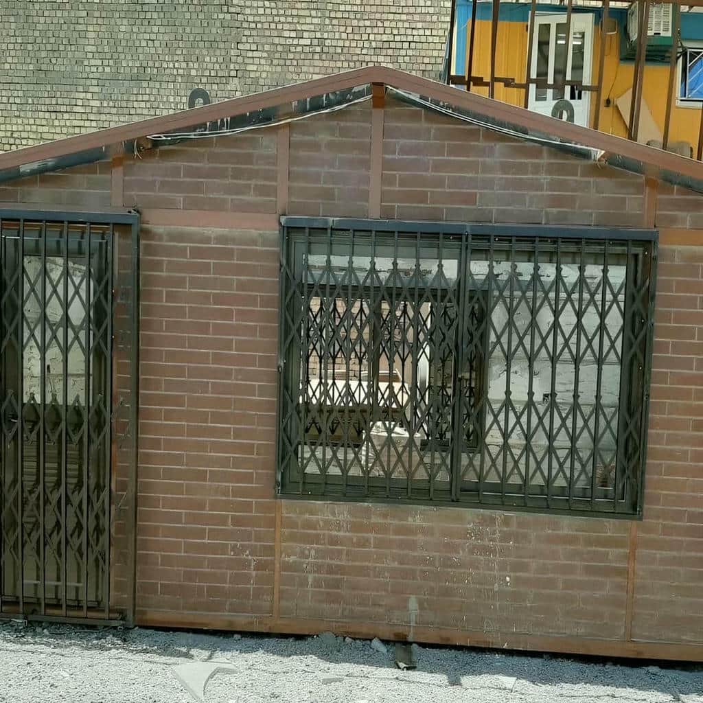 درب آکاردئونی ضد سرقت ساده