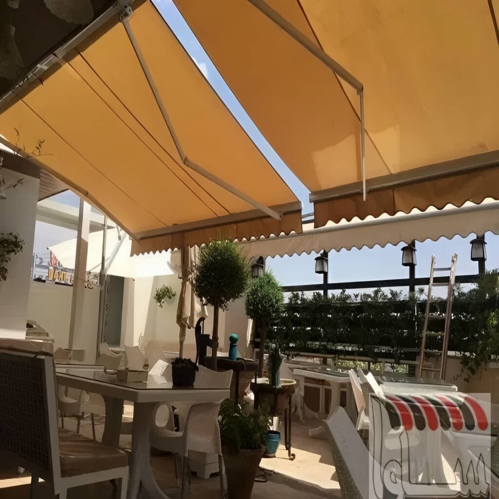 سایبان پارکینگ مدل تاشو