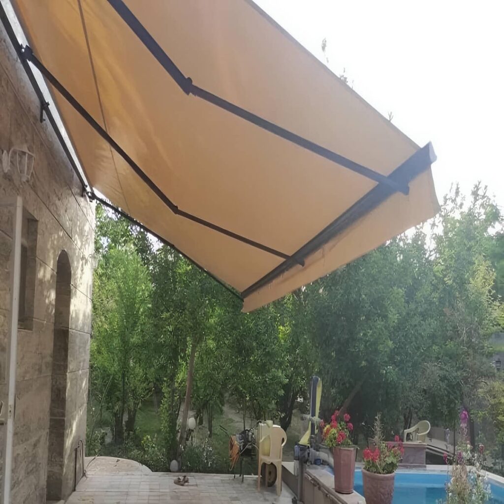 سایبان پارکینگ با پوشش مقاوم