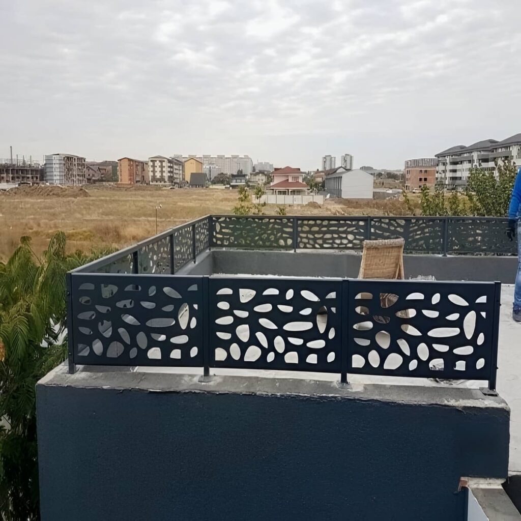 حفاظ راه پله با مدل ساده ساختمان