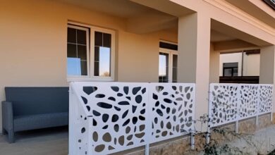 هندریل راه پله فلزی بازسازی ساختمان