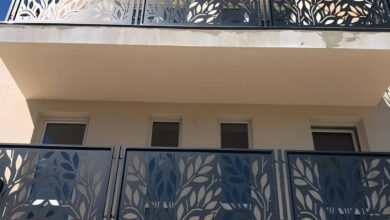 حفاظ بالکن فلزی مقاوم در برابر باد