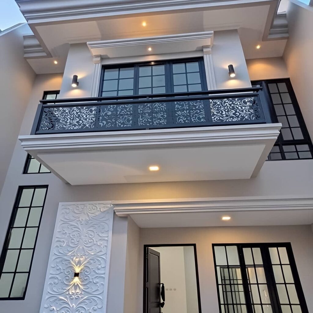 نرده پله کلاسیک قرارداد نصب حرفه ای