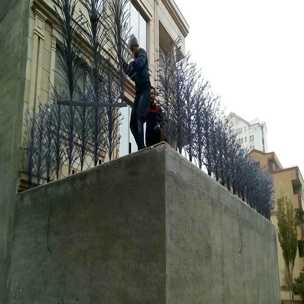 حفاظ روی دیوار مدل شاخ گوزنی فلزی