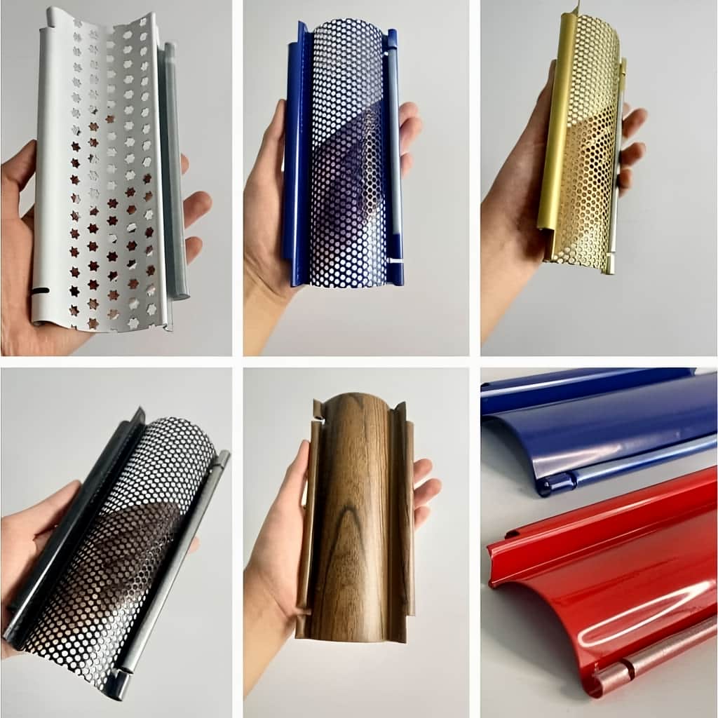کرکره پانچ دار مشبک فروشگاهی