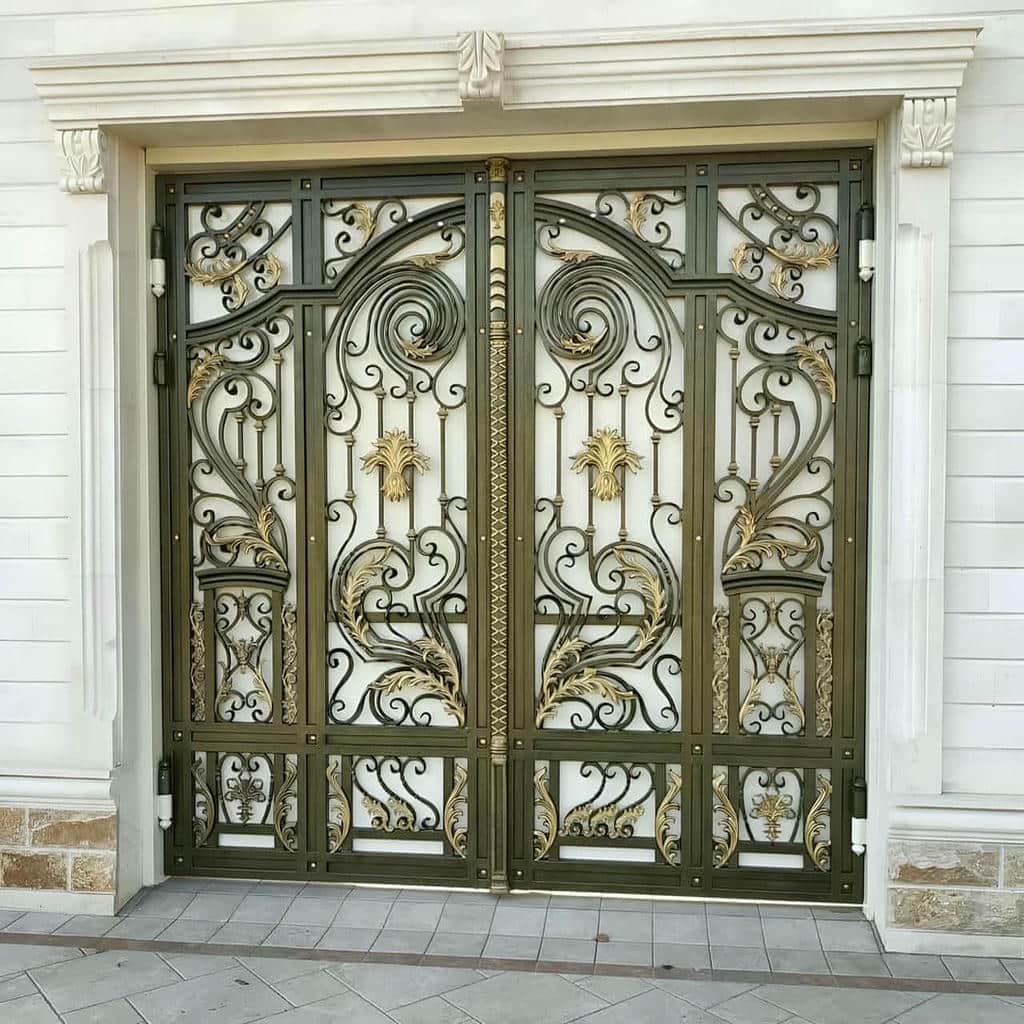 درب گلنرده دار مناسب ورودی حیاط