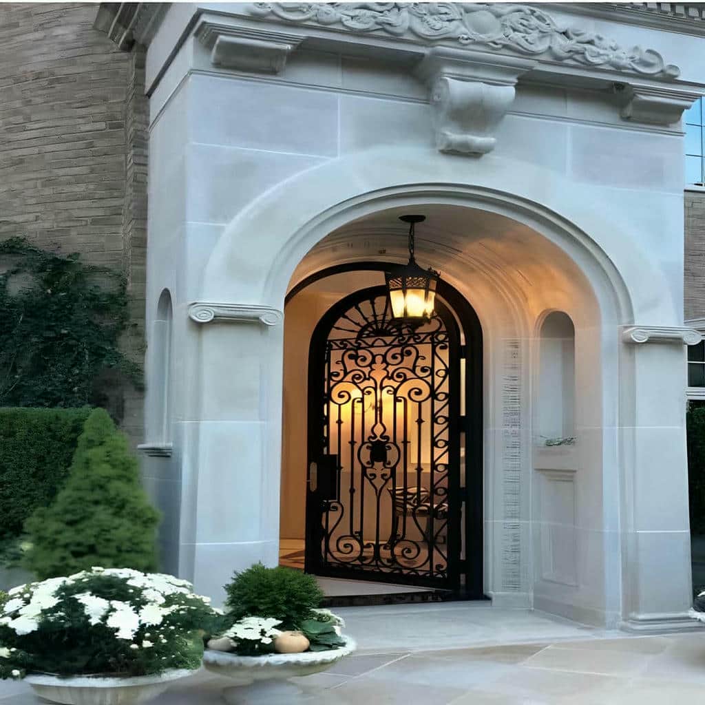 درب لوکس ویلا با پوشش رنگی