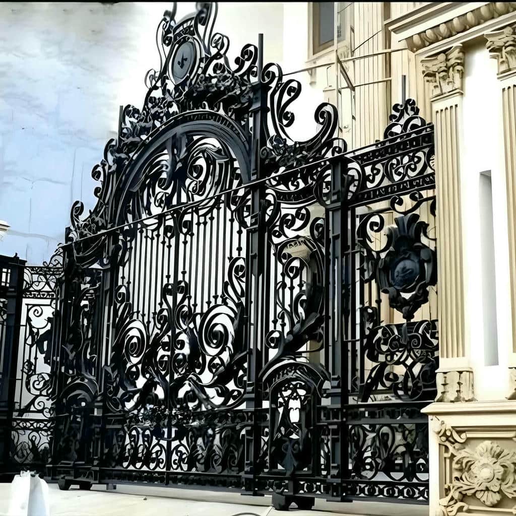 درب پارکینگ فلزی با ساختار سفارشی