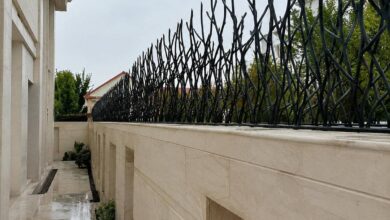 حفاظ دیوار مدل شاخ گوزنی فلزی