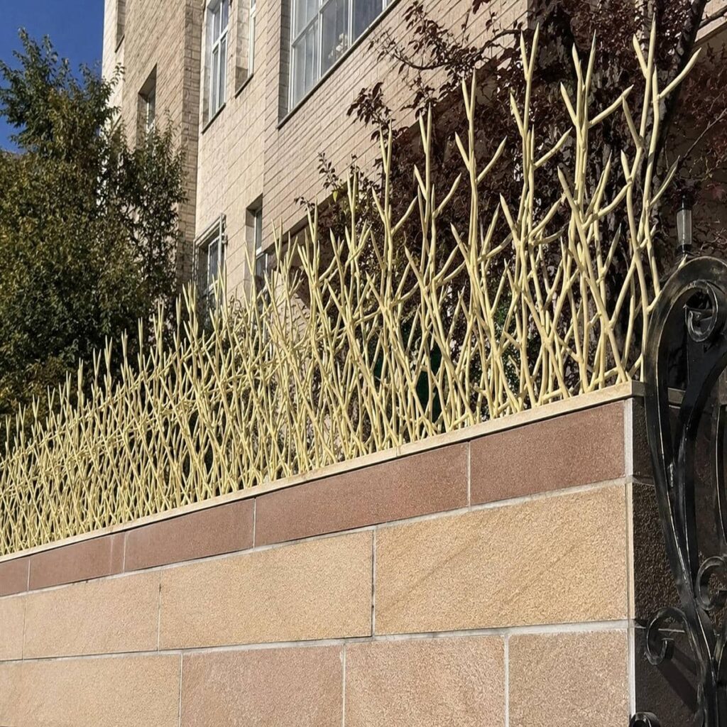 حفاظ دیوار سرنیزه ای با ارتفاع سفارشی ساختمان