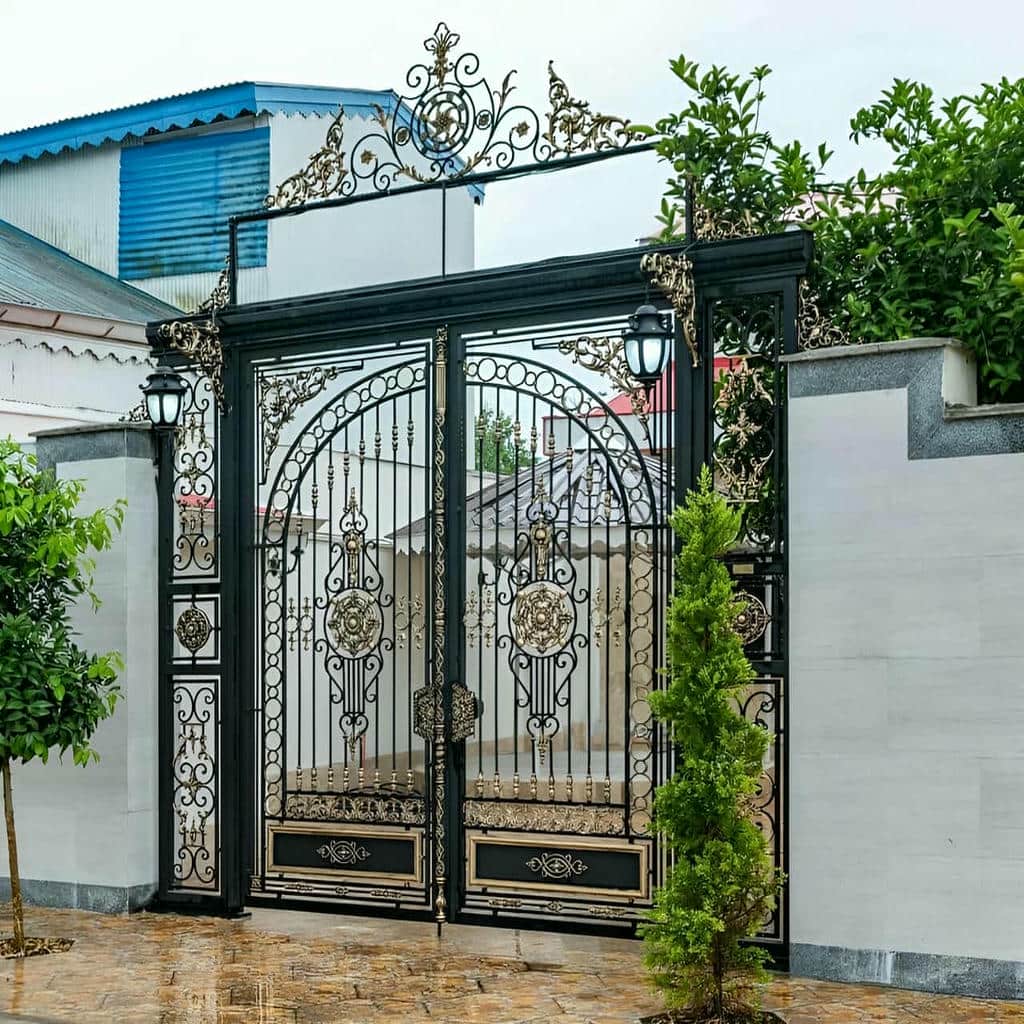 درب آهنی استان خوزستان با قاب یکدست