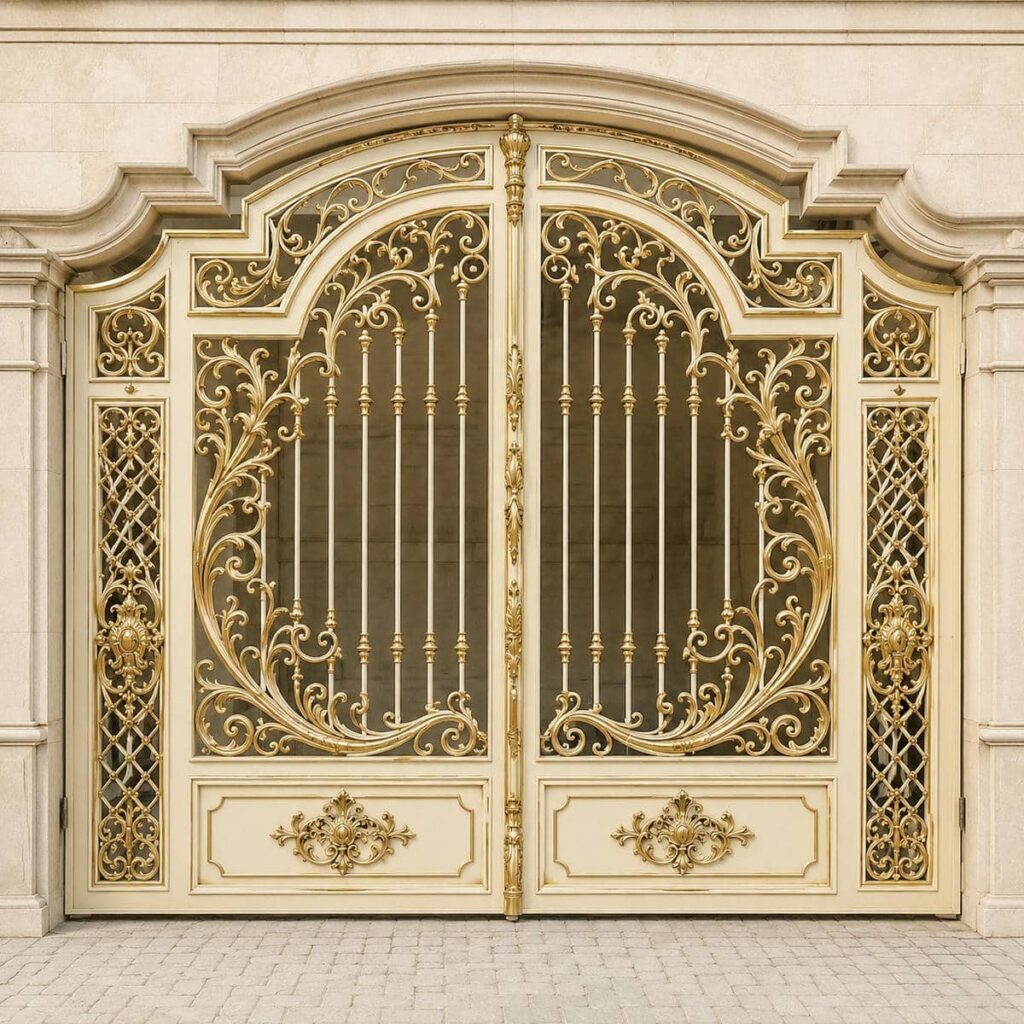 درب حیاط استان آذربایجان شرقی با چهارچوب مستحکم