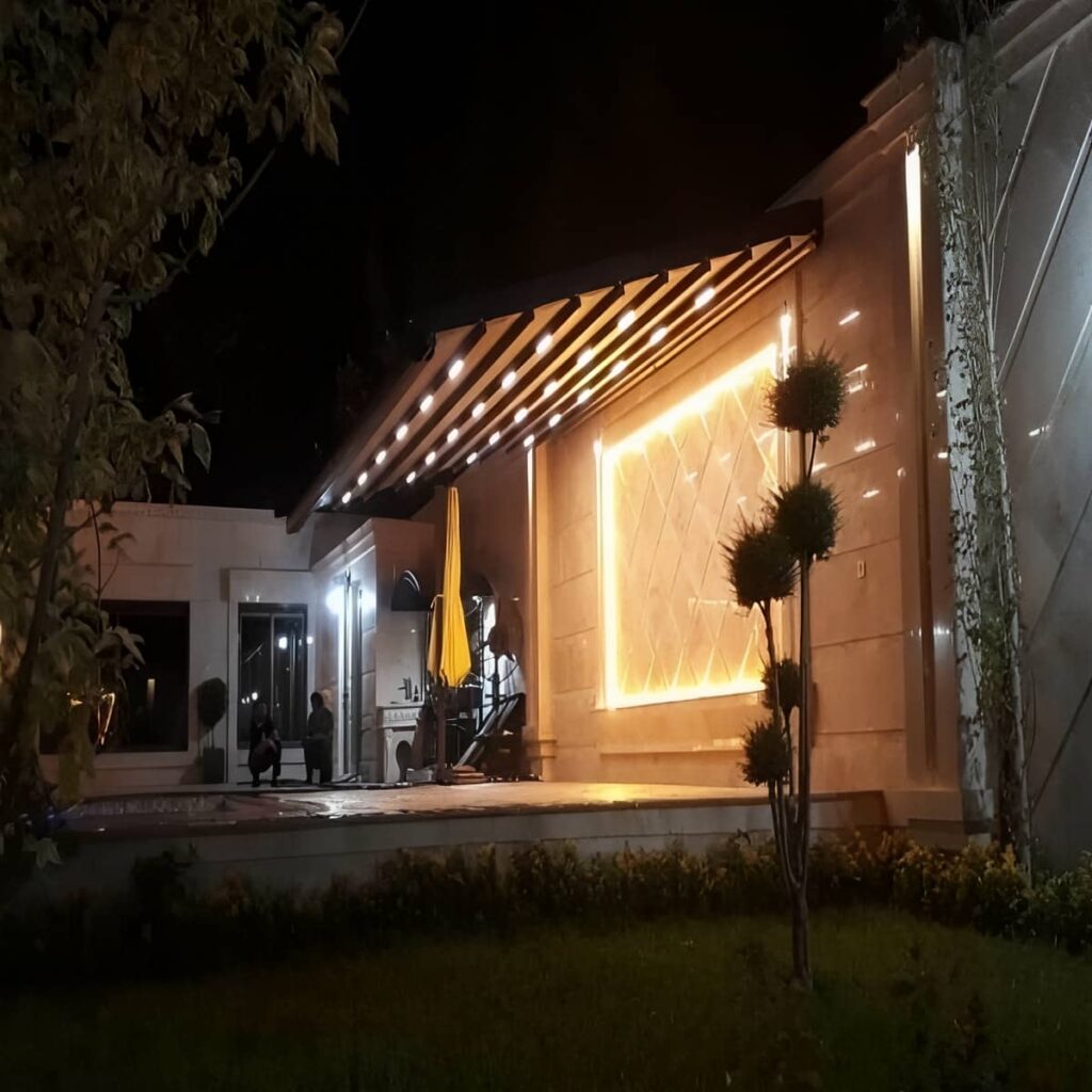 سازه جمع شونده ورودی ساختمان در یاسوج سازه جمع شونده ورودی ساختمان در یاسوج