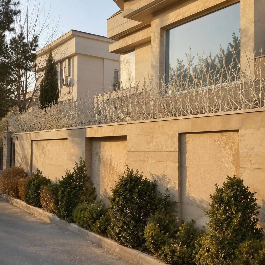 نمونه اجرای حفاظ دیوار در کرج