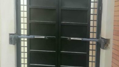 جک درب پارکینگ با بازوی فلزی در استان خراسان شمالی