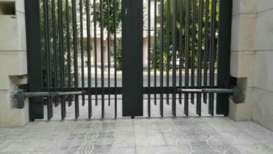 جک درب پارکینگ بازویی نصب شده در استان همدان
