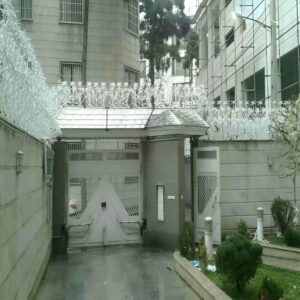 حفاظ دیوار فولادی مشکی در استان البرز