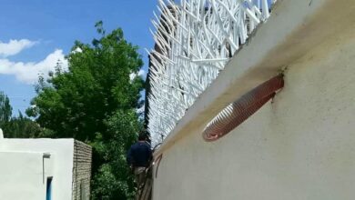 حفاظ دیوار فولادی مشکی در کرج