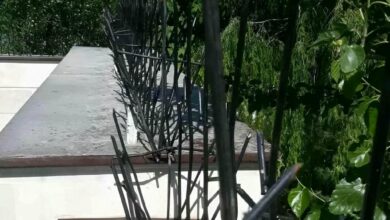 حفاظ دیوار مشکی در یزد با جوشکاری منظم