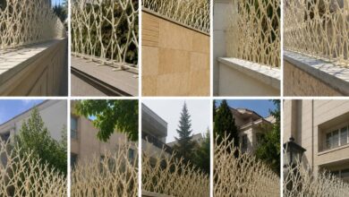 حفاظ دیوار مشکی کرمان برای دهانه های بزرگ