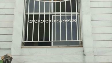حفاظ پنجره آهنی با جوش تمیز در قم