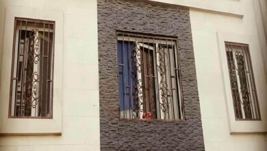 حفاظ پنجره آهنی مشکی در استان ایلام