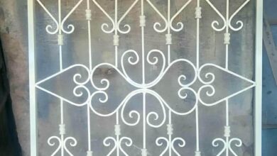 حفاظ پنجره آهنی مشکی در استان قزوین