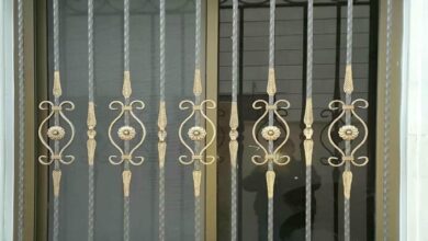 حفاظ پنجره آهنی مشکی در استان مازندران