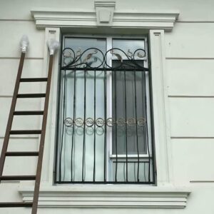 حفاظ پنجره آهنی مشکی در شیراز