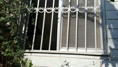 حفاظ پنجره آهنی مشکی در مشهد