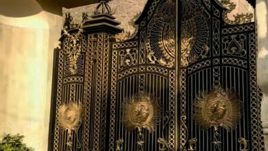 درب حیاط استان گیلان با پوشش مقاوم