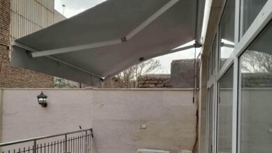 سایبان برقی بازویی اقتصادی در استان آذربایجان شرقی