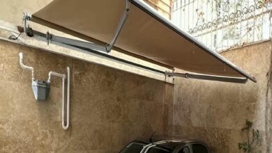 سایبان برقی مینیمال نمای مدرن استان خوزستان