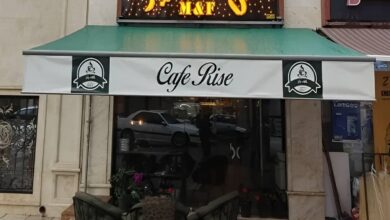 سایبان برقی نصب شده روی ورودی در استان سمنان