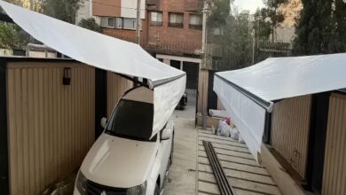 سایبان برقی کم عرض در استان مازندران