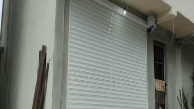 کرکره برقی قزوین با تیغه یکدست ورودی